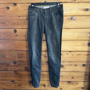 Madewell gray jeans skinny skinny size 26